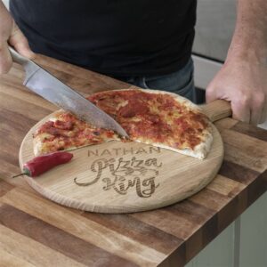 'Pizza King' Personalised Pizza Board