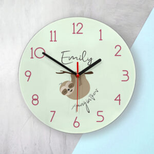 Personalised Hang In There Wall Clock