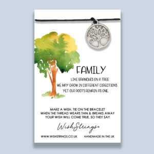 Family Tree WishStrings Wish Bracelet