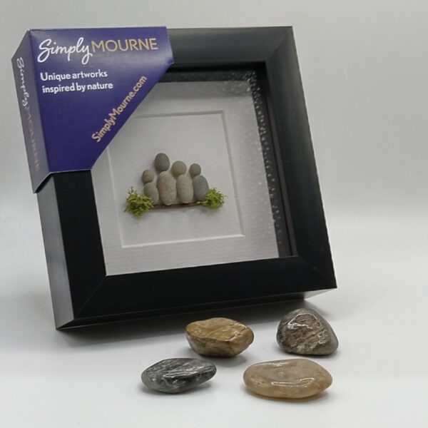Simply Mourne Our Family Pebble Box Frame