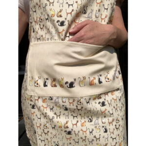 Apron Cat Design - Illustration by Abi