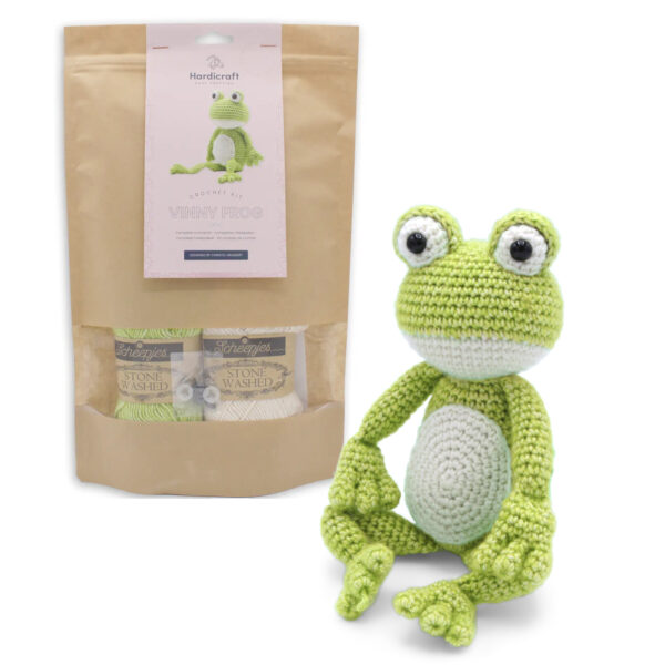 DIY Crochet Kit - Vinny Frog - Hardicraft