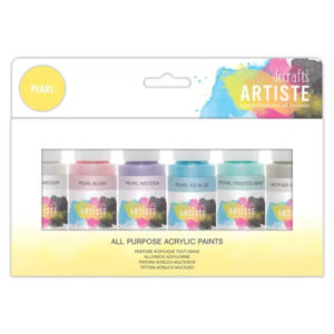 Docrafts Artiste Acrylic Paint Set - Pearlescent