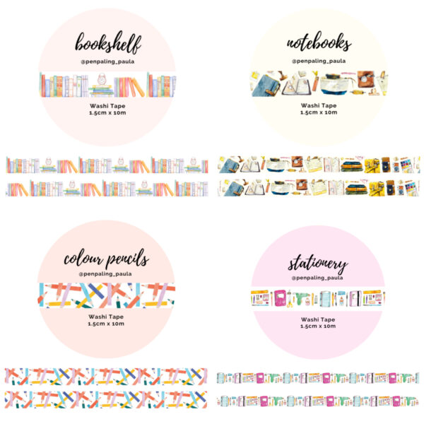 Penpaling Paula Washi Tape Bookshelf