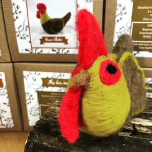 Feather Felts Brown Chicken Needle Felting Kit