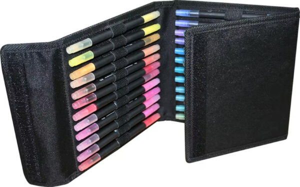 Docrafts Artiste Watercolour Dual Tip Pens & Caddy