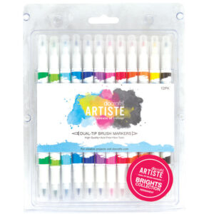 Docrafts Artiste Dual Tip Permanent Brush Markers