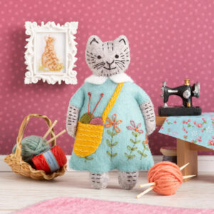 Corinne Lapierre Mrs Cat Loves Knitting Craft Kit