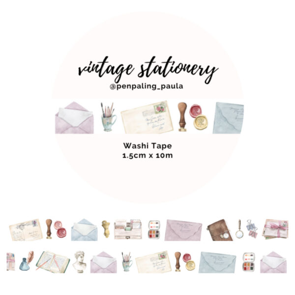 Vintage Stationery Washi Tape