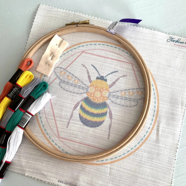 Bumble Bee Embroidery Kit by Starshine Design