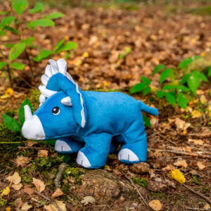 Dinosaur Eco Plush Dog Toy by Sustainapaws