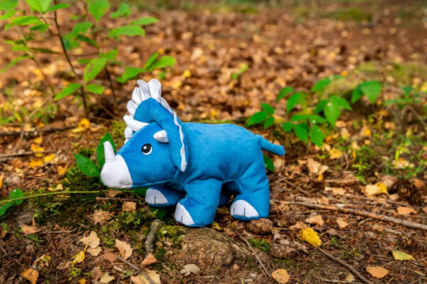 Dinosaur Eco Plush Dog Toy by Sustainapaws