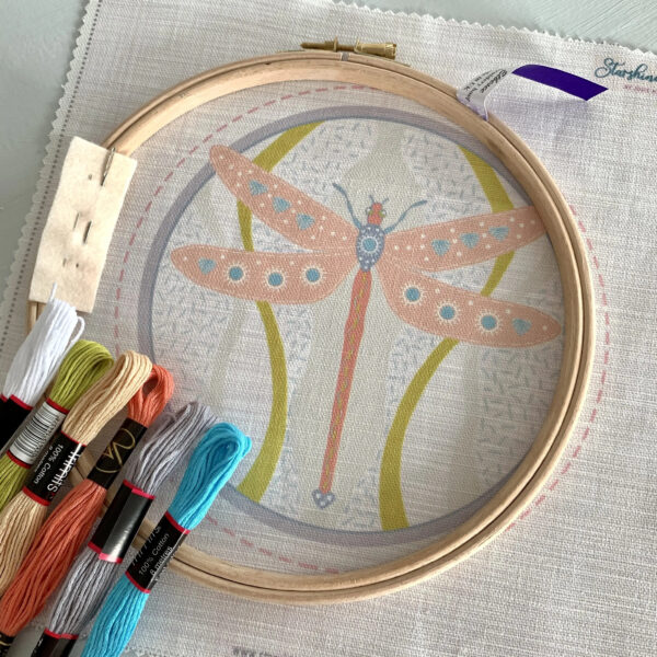 Dragonfly Embroidery Kit by Starshine Design