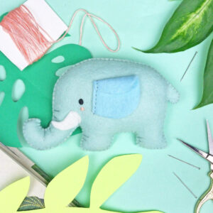 Emily the Elephant Felt Sewing Kit by Bea Kind