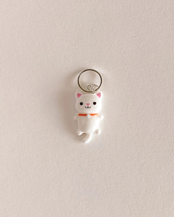 Little Cats Stitch Marker Rings by Hello Kim
