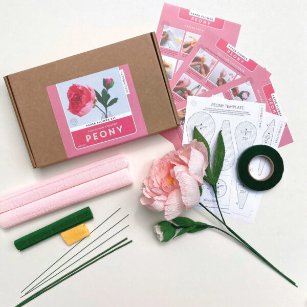Bergin & Bath Paper Flower Kit - Peony