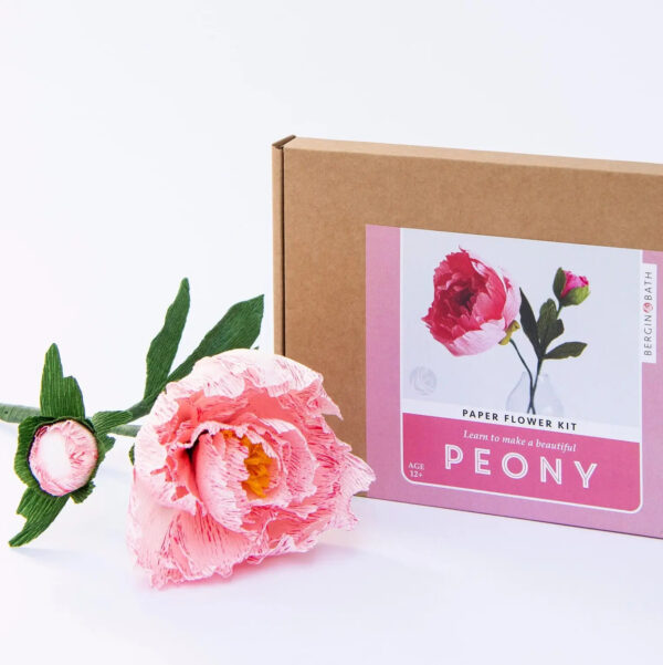 Bergin & Bath Paper Flower Kit - Peony