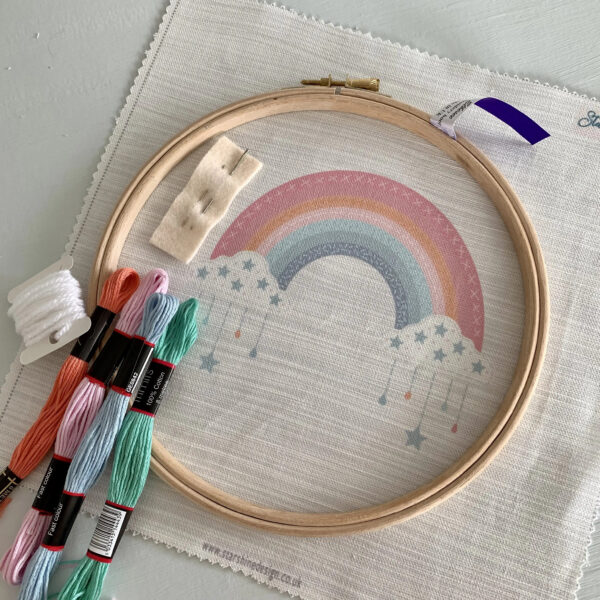 Rainbow Embroidery Kit by Starshine Design