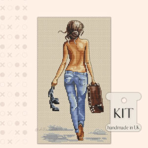 Ciao Smart Woman Cross Stitch Kit by AKxStitch