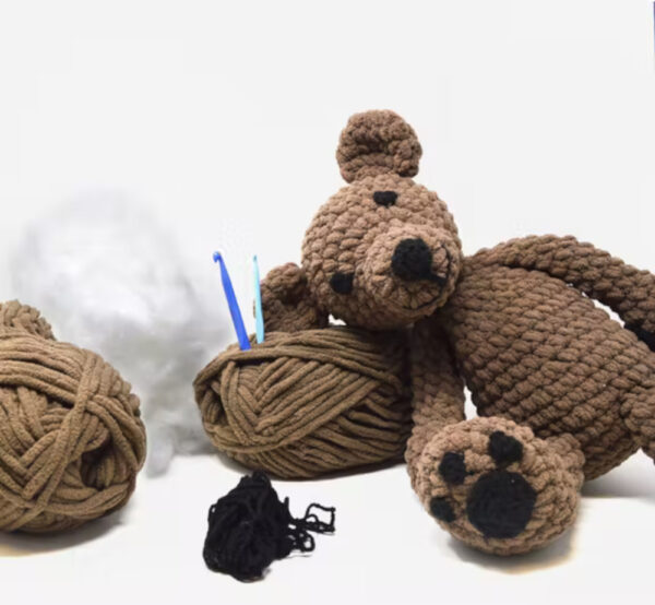 Tumble Ted Crochet Kit from The Knitty Critters