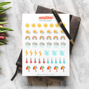 Weather Sticker Sheet by Penpaling Paula