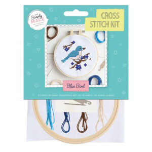 Blue Bird Cross Stitch Kit by Simply Make