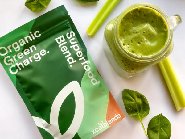 Healthxcel Blends Organic Green Charge Superfood Powder
