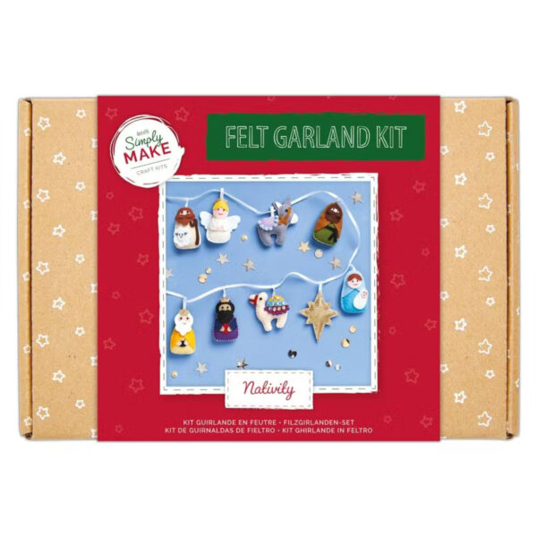 Nativity Felt Garland Kit from Docrafts Simply Make
