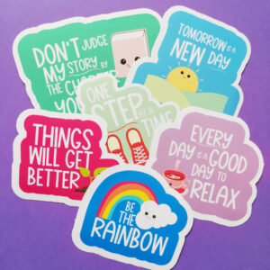Positivity Stickers by Happy Story Designs
