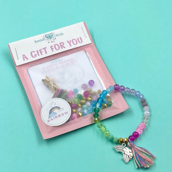 Bead Kids Rainbow Elastic Bracelet Mini Kit