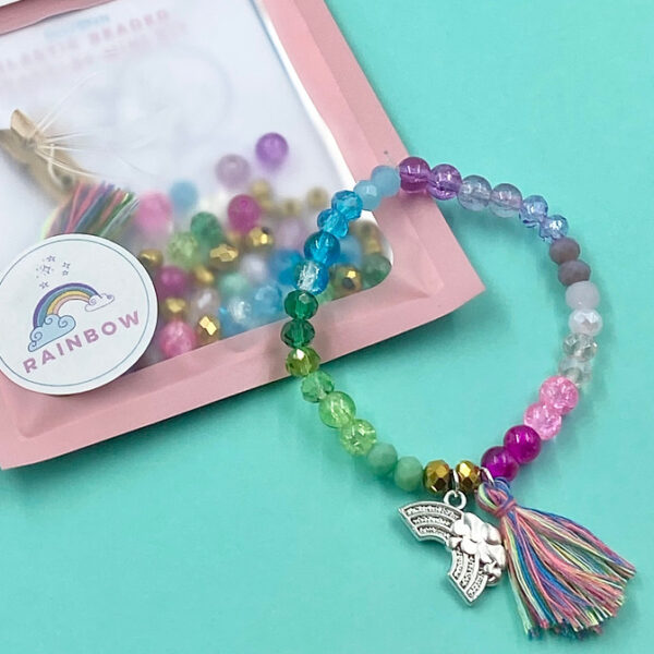Bead Kids Rainbow Elastic Bracelet Mini Kit