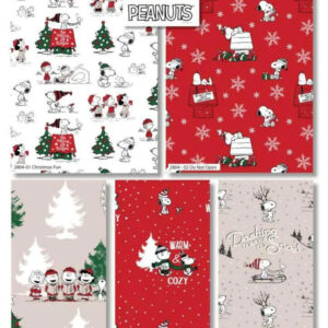 Snoopy's Christmas Fun Fabric Fat Quarter Bundle