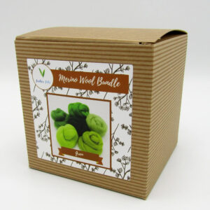 Green Merino Wool Bundle from Feather Felts