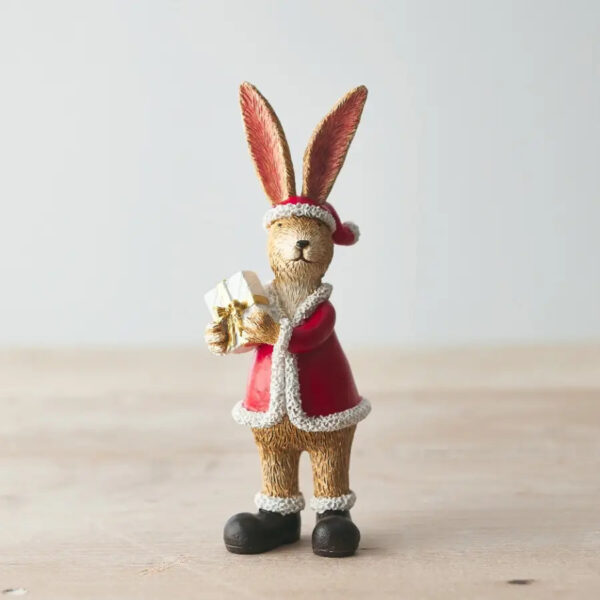 Santa Rabbit Christmas Decoration