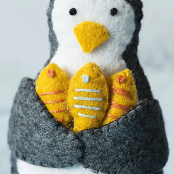 Corinne Lapierre Penguin Wool Felt Craft Kit
