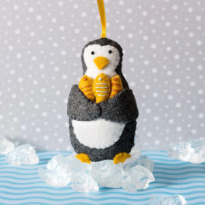 Corinne Lapierre Penguin Mini Wool Felt Craft Kit