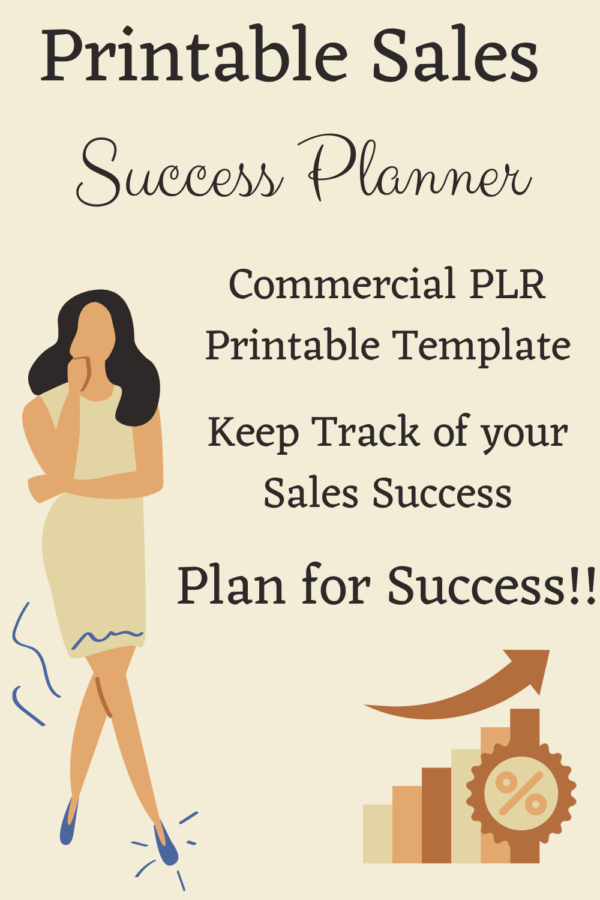 Sales Success PLR Planner Template
