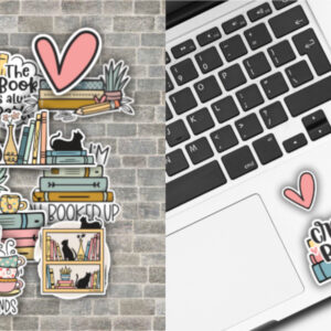 Book Lover Sticker Set