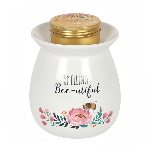 Smelling Bee-utiful Wax Melt Burner Gift Set