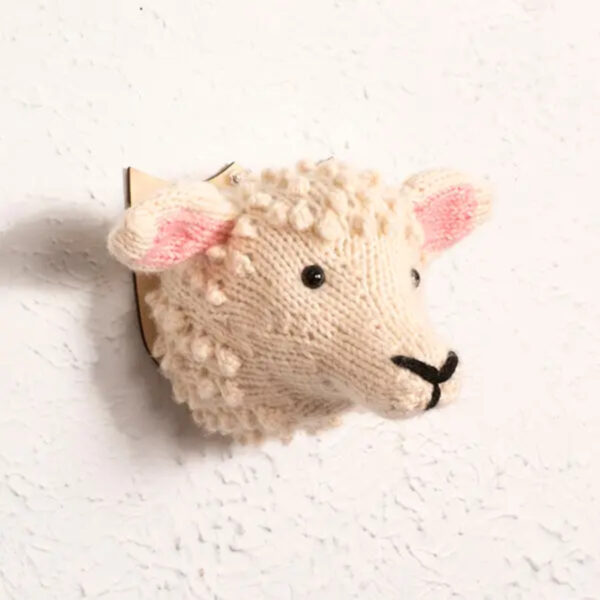 Mini Sheep Head Knitting Kit by Sincerely Louise