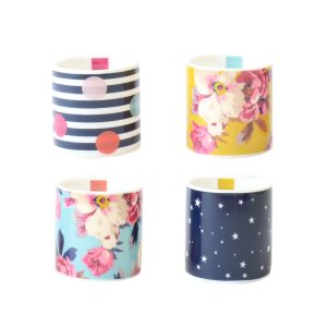 Joules Set of 4 Floral Egg Cups