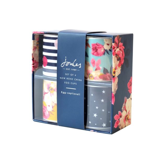 Joules Set of 4 Floral Egg Cups